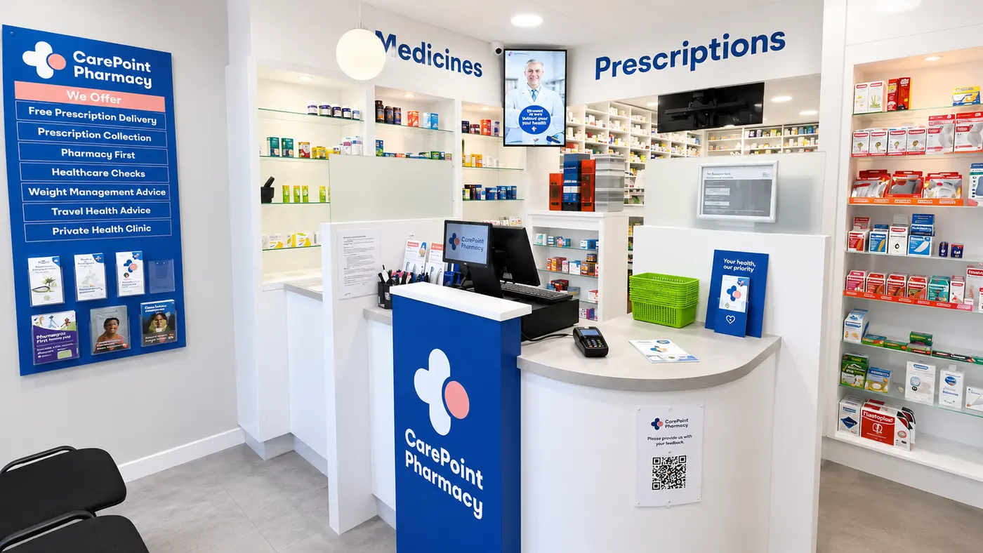 CarePoint Pharmacy service counter